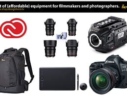 List of Affordable Equipment For Photographer And Filmmaker blog.designhero