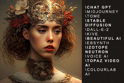 Best ai tool for Professional Designers, Chat gpt, Midjourney, Tome, Stable Diffusion, Dall-e-2, Kive, Beautiful AI, Ebsynth, Izotope Neutron, Voice AI, Topaz Video AI, Colourlab AI
