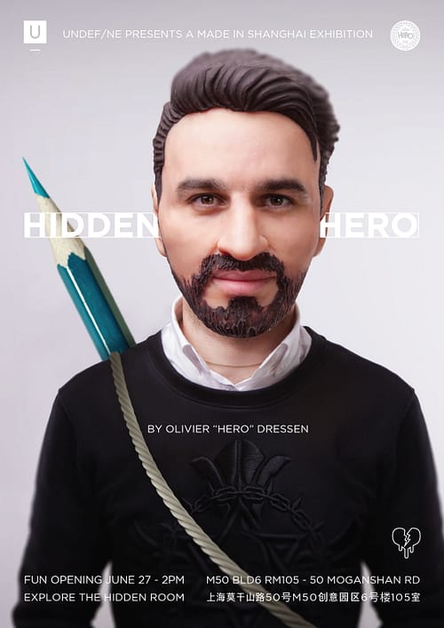 Solo Exhibition Olivier Hero Dressen Shanghai Made in Shanghai 2015 Hero Artworks Photography design illustration colorfull dark memories portraits pop art contempory art city weekend undefine galery
