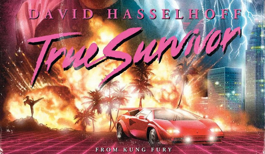 david-hasselhoff newest music video with Kung Fury